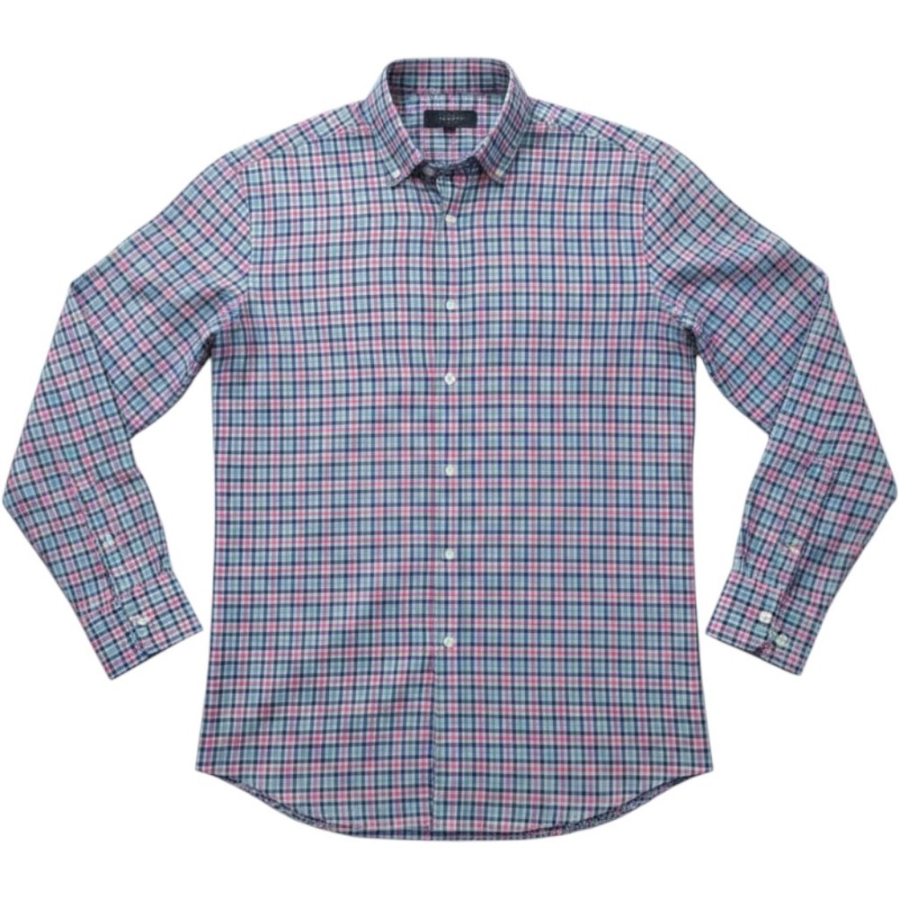 Polo Ralph Lauren Slim Fit Gingham Check Shirt XXL Multi Color Cotton Stretch